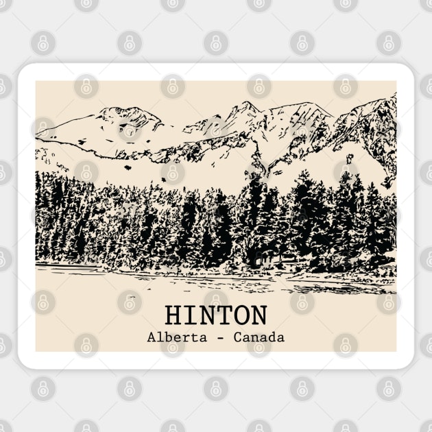 Hinton - Alberta Magnet by Lakeric